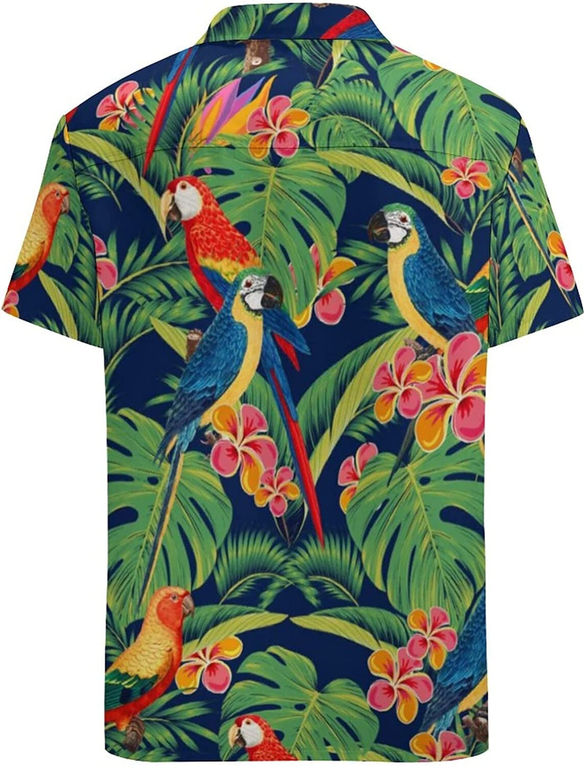 Mens Alligators Hawaiian Shirts Casual Button down Shirt Short Sleeve –  Parrot Cafe